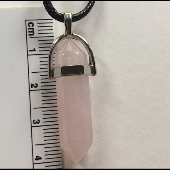 Rose Quartz Love Stone Chakra Necklace - Picture 8 of 8